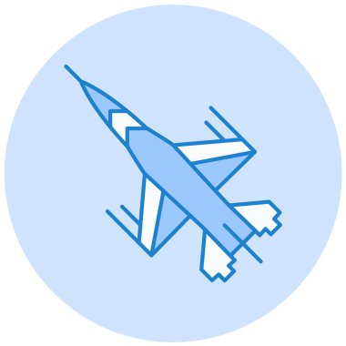 Uçak. Web simgesi basit illüstrasyon