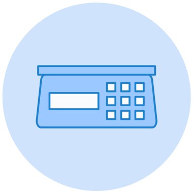 iş ve bankacılık düz simgesi