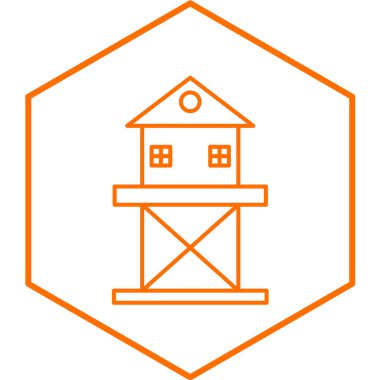 Yapı simgesinin vektör illüstrasyonu