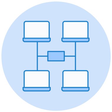 ağ paylaşımı. Basit resimleme