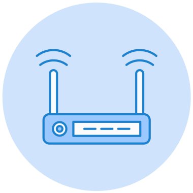 Yönlendirici. Web simgesi basit illüstrasyon