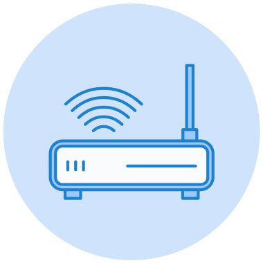 Yönlendirici. Web simgesi basit illüstrasyon