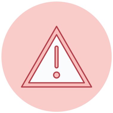 uyarı simgesi vektör illüstrasyonu