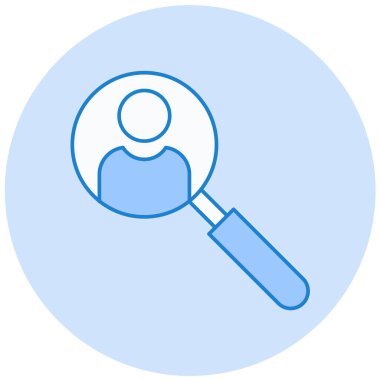 Arama simgesi vektör illüstrasyonu