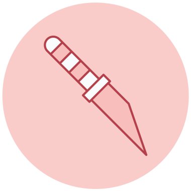 Kalem. Web simgesi basit illüstrasyon