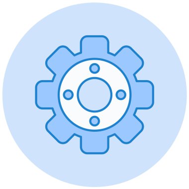 Teçhizat Web simgesi basit illüstrasyon