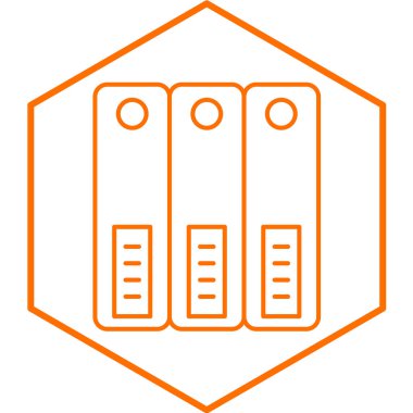 dosya klasör simgesi. vektör çizim