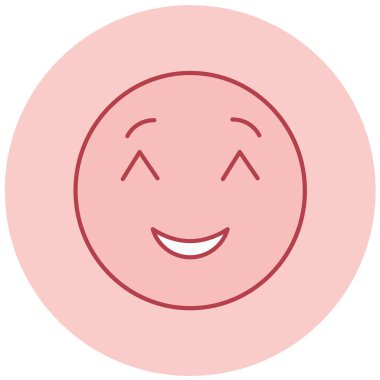 yüz simgesi, vektör illüstrasyonu