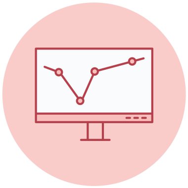 Grafik. Web simgesi basit illüstrasyon
