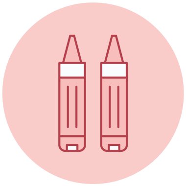 Kalem. Web simgesi basit illüstrasyon