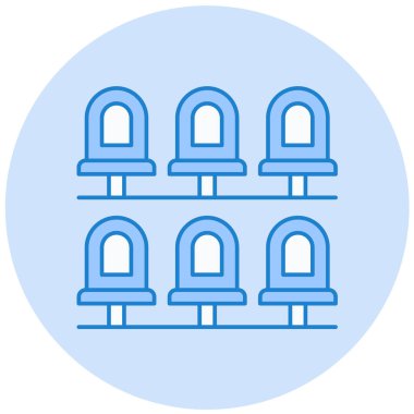 Kiliseye. Web simgesi basit tasarım