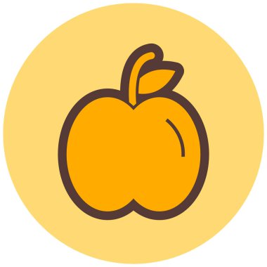 Yemek. Web simgesi basit illüstrasyon