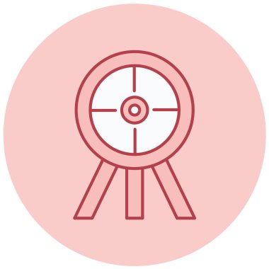 Hedef. Web simgesi basit illüstrasyon