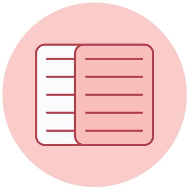 Belgeler. Web simgesi basit illüstrasyon