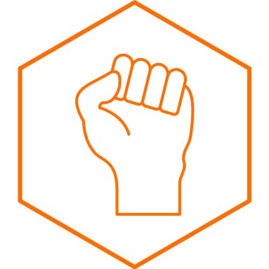 Protesto simgesi. vektör illüstrasyonu