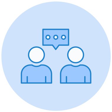 İnsan simgesinin vektör illüstrasyonu