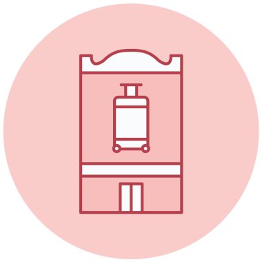 Seyahat bagajı. Vektör illüstrasyonu