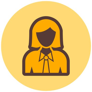 avatar. Web simgesi basit illüstrasyon