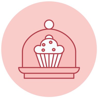 Tatlım. Web simgesi basit illüstrasyon