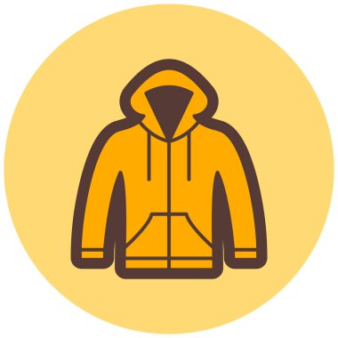 Ceket. Web simgesi basit illüstrasyon