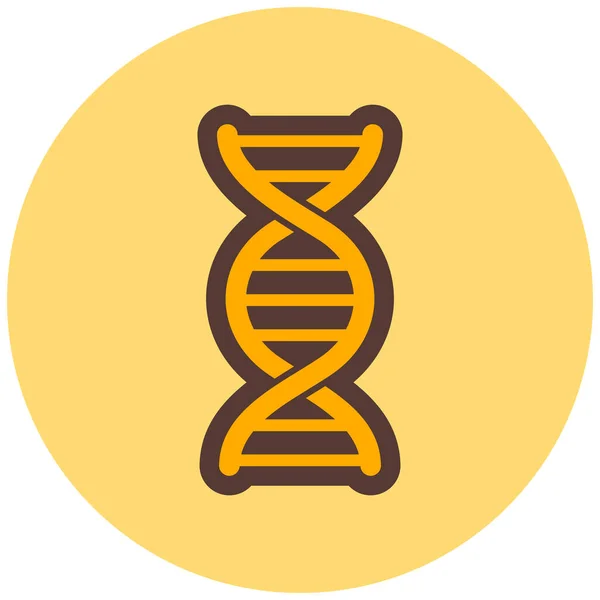 Dna Web Symbol Einfache Illustration — Stockvektor