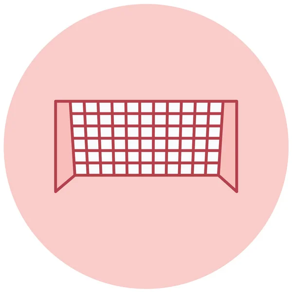 Football Goal Web Icon Simple Illustration — Stock Vector