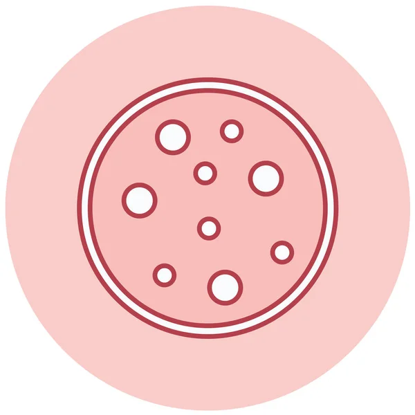 Pizza Web Icon Simple Illustration — Stock Vector
