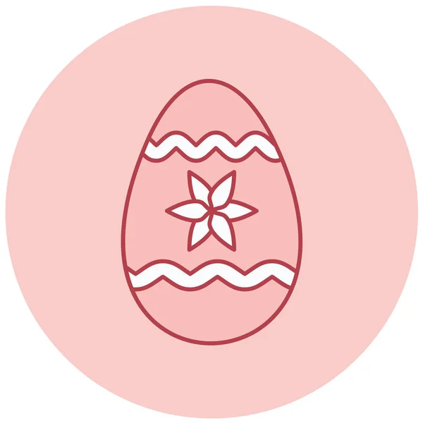 Пасхальное Яйцо Простой Дизайн — стоковый вектор
