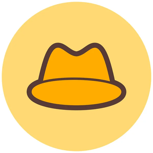 Sombrero Único Ilustración Vectorial — Vector de stock