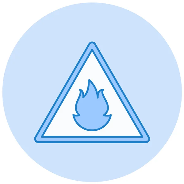 Warning Sign Icon Vector Illustration — Stock Vector