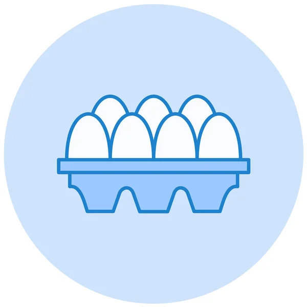 Αυγά Εικονίδιο Διανυσματική Απεικόνιση — Διανυσματικό Αρχείο