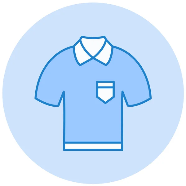 Camiseta Icono Web Ilustración Simple — Vector de stock