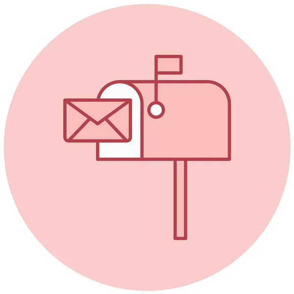 Mail Ikon Vektor Illustration — Stock vektor