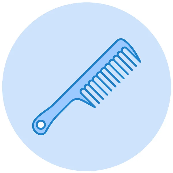 Comb Web Icon Simple Design — Stock Vector