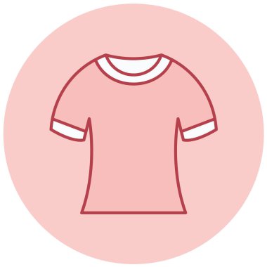 Tişört. Web simgesi basit illüstrasyon