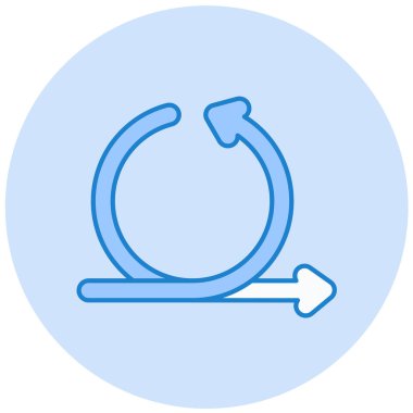 Ok. Web simgesi basit illüstrasyon