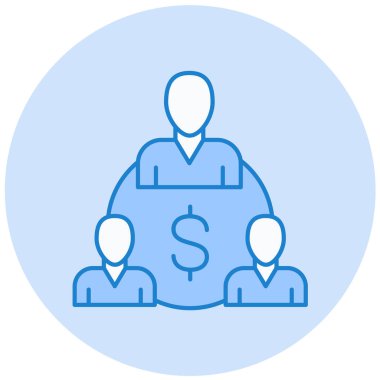 iş yönetimi simgesi vektör illüstrasyonu