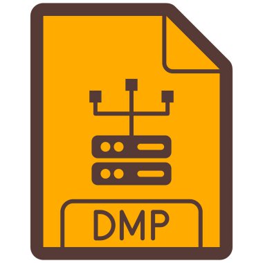 dosya biçimi simgesi, vektör illüstrasyonu