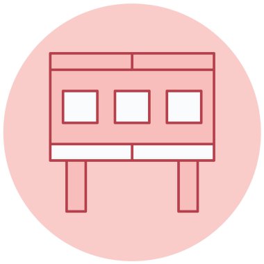 tablo. Web simgesi basit illüstrasyon