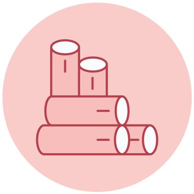 Piramit. Web simgesi basit tasarım