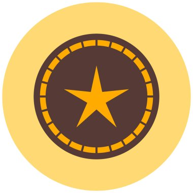 Yıldız. Web simgesi basit illüstrasyon