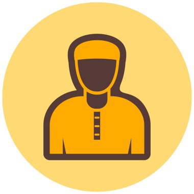 Kadın avatar. Web simgesi