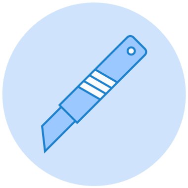 Bıçak. Web simgesi basit illüstrasyon