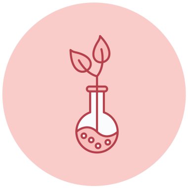 Bir matara simgesinin vektör illüstrasyonu