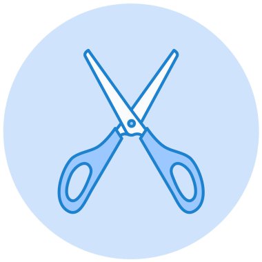 makas simgesi vektör illüstrasyonu