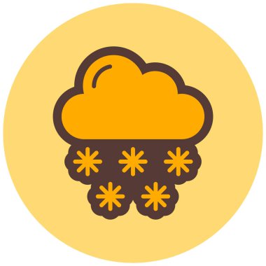 Bulut. Web simgesi basit illüstrasyon