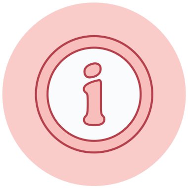 bilgi, web simgesi vektör illüstrasyonu