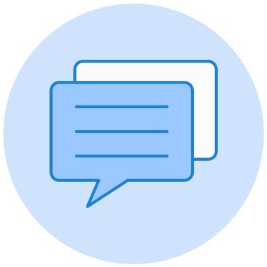 mesaj modern ikon vektör illüstrasyonu