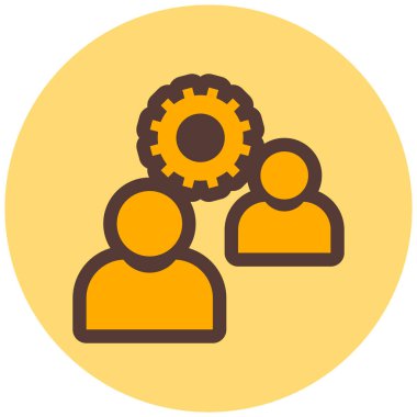 kullanıcı arayüzü için iş yönetimi dairesi simgesi