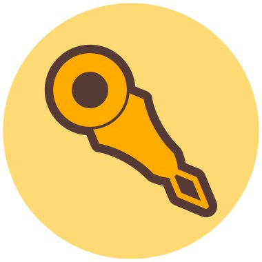 İngiliz anahtarı. Web simgesi basit illüstrasyon